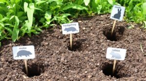 welches tier gräbt löcher im garten