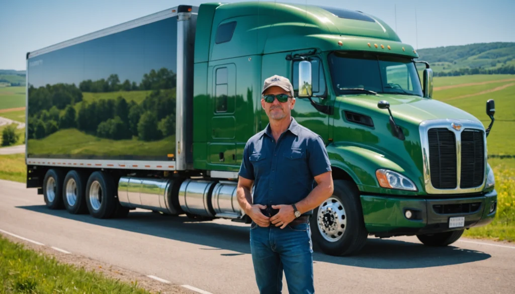 selbständiger lkw fahrer