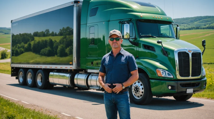 selbständiger lkw fahrer