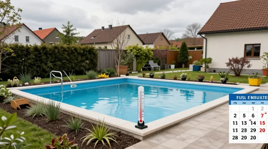 wann am besten pool aufstellen
